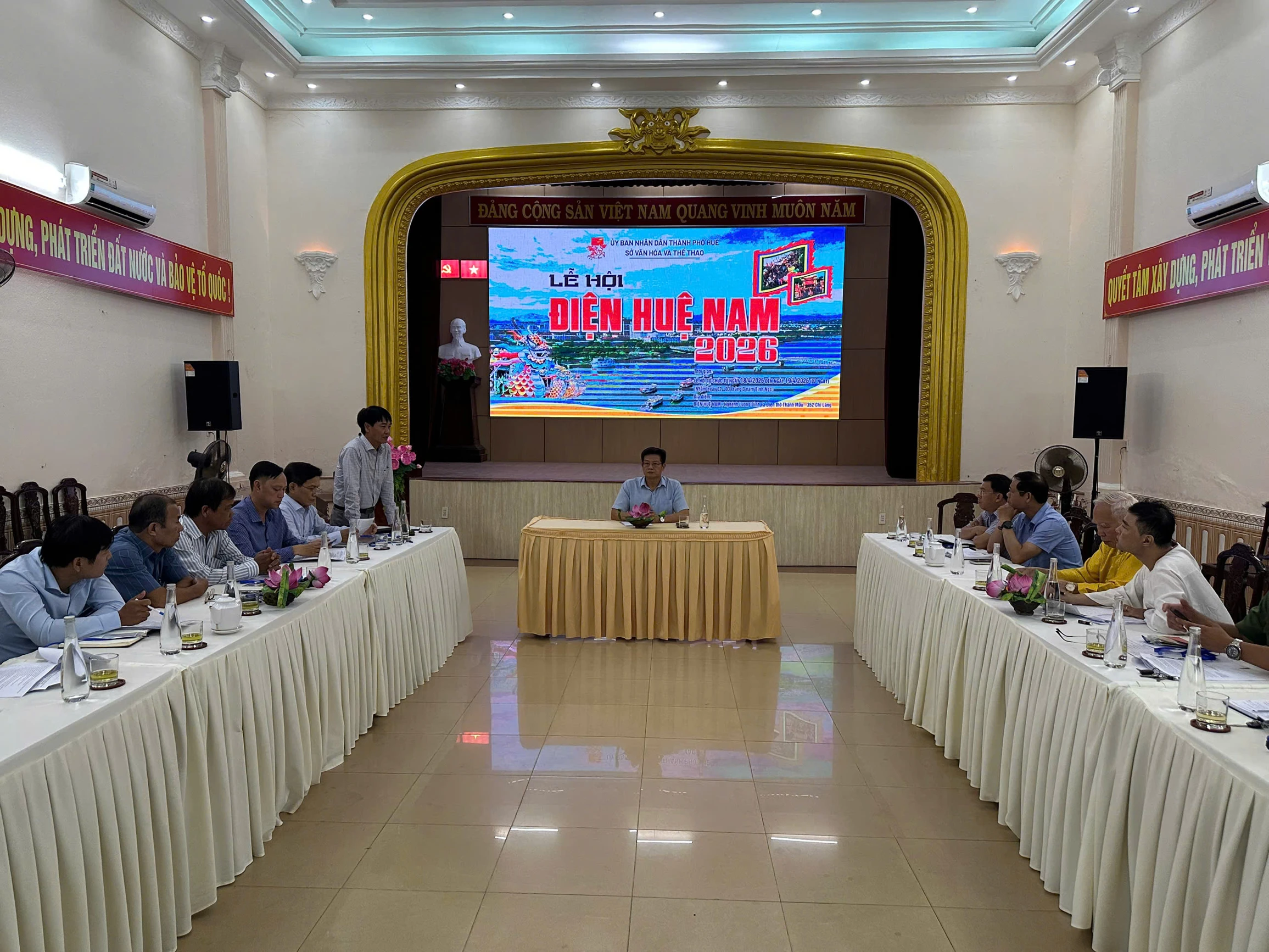 Ban Tổ chức Lễ hội Điện Huệ Nam rà soát công tác chuẩn bị cho kỳ lễ hội tháng 3 (Âm lịch) năm 2026