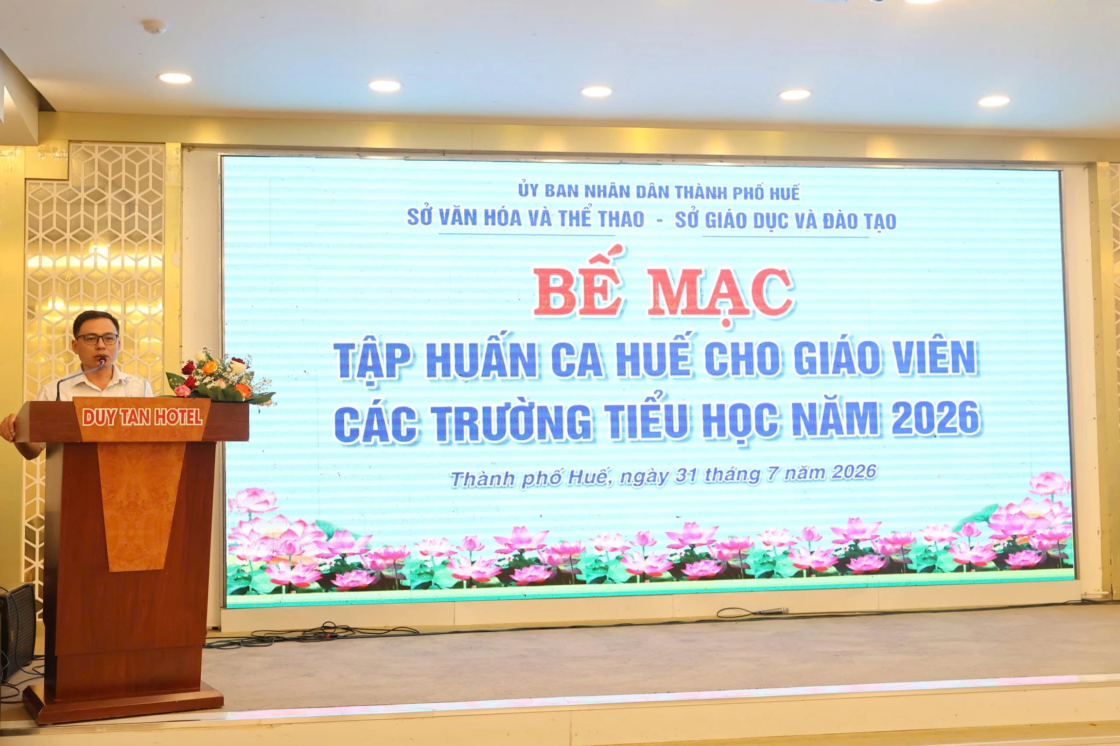Bế mạc lớp Tập huấn Ca Huế cho giáo viên các Trường Tiểu học năm 2026