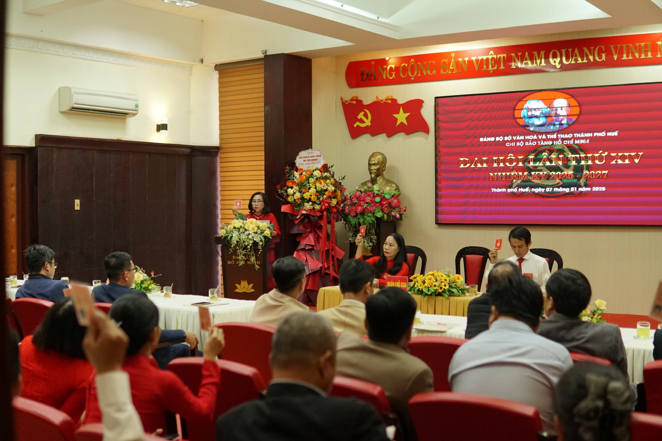 Chi bộ Bảo tàng Hồ Chí Minh Thừa Thiên Huế tổ chức Đại hội lần thứ XIV, nhiệm kỳ 2025 - 2027