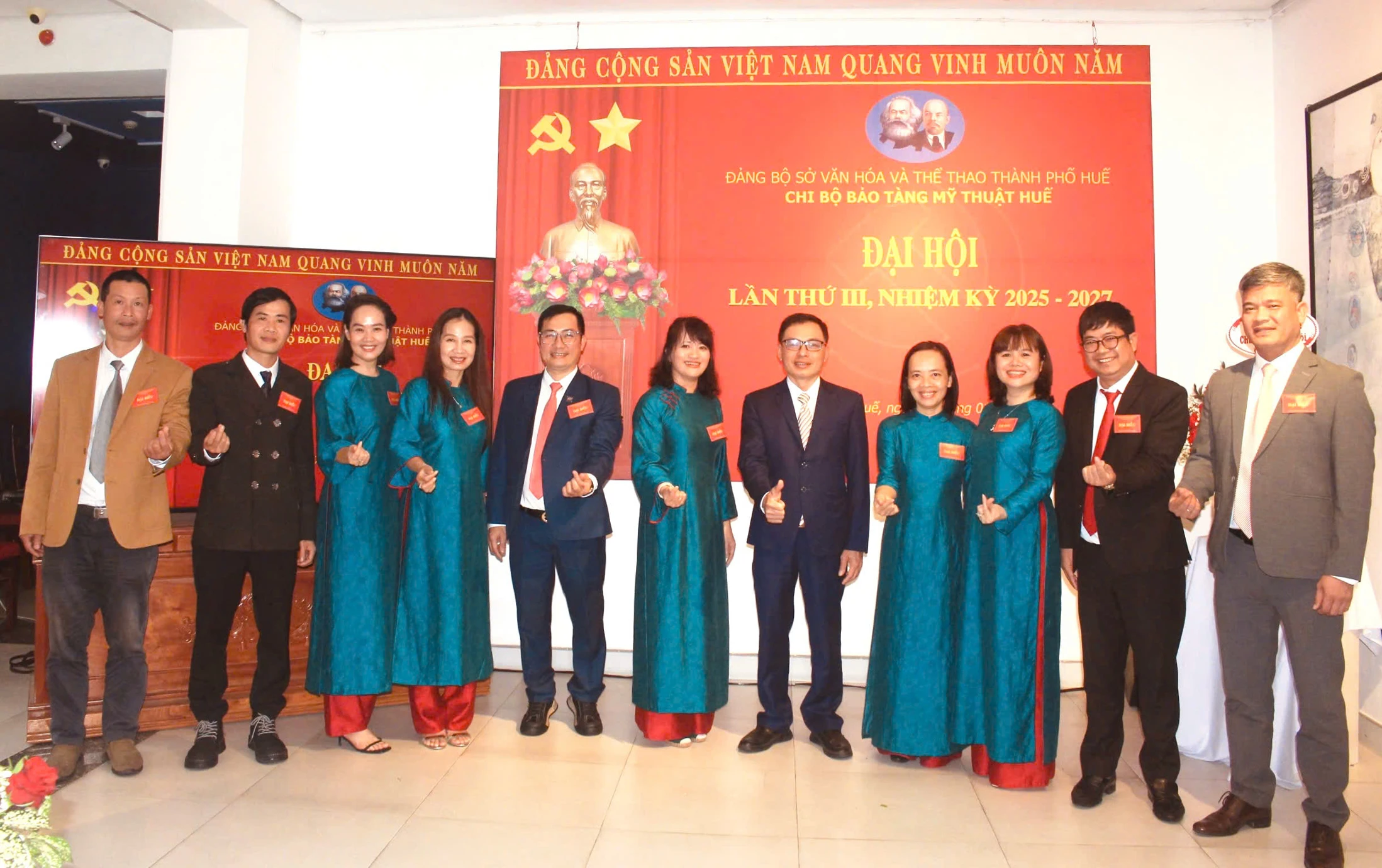 Chi bộ Bảo tàng Mỹ thuật Huế tiến hành tổ chức Đại hội lần thứ III, nhiệm kỳ 2025-2027