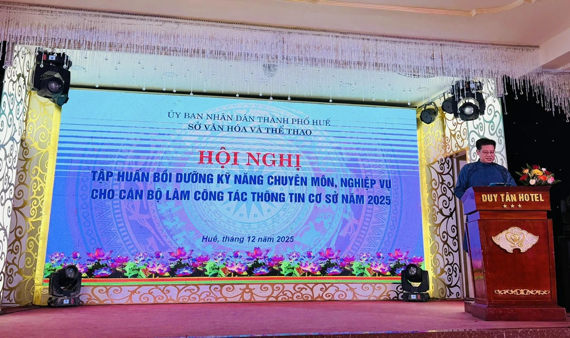 HỘI NGHỊ TẬP HUẤN CHO CÁN BỘ LÀM CÔNG TÁC THÔNG TIN CƠ SỞ NĂM 2025