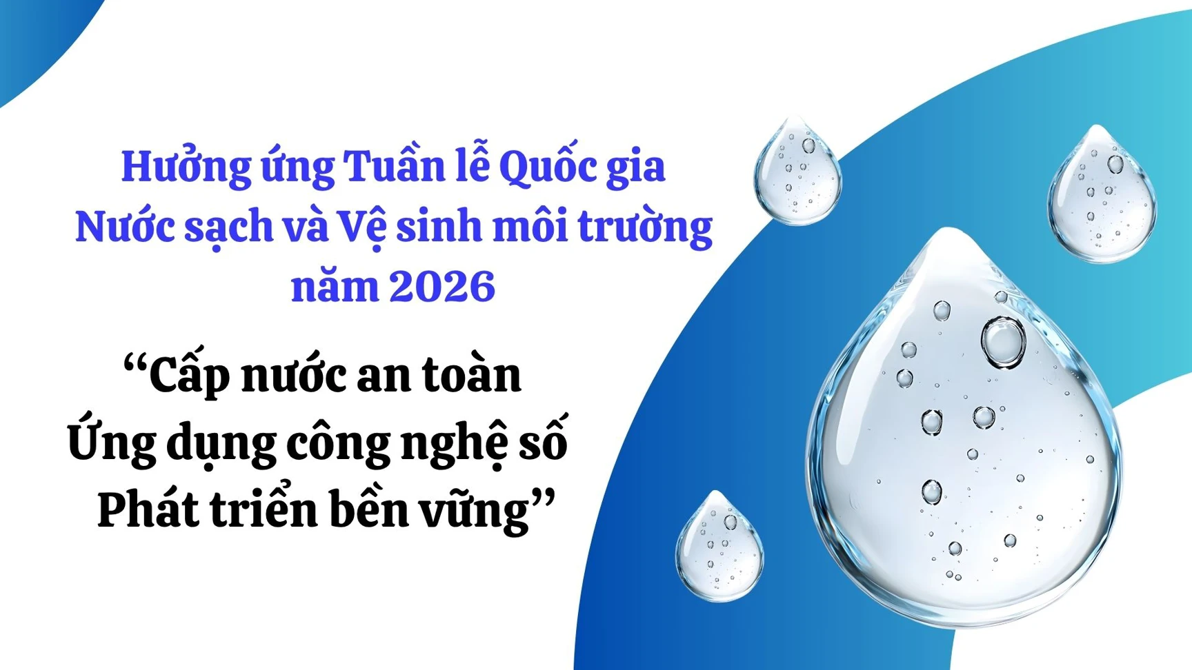 Hưởng ứng Tuần lễ Quốc gia Nước sạch và vệ sinh môi trường nông thôn năm 2026
