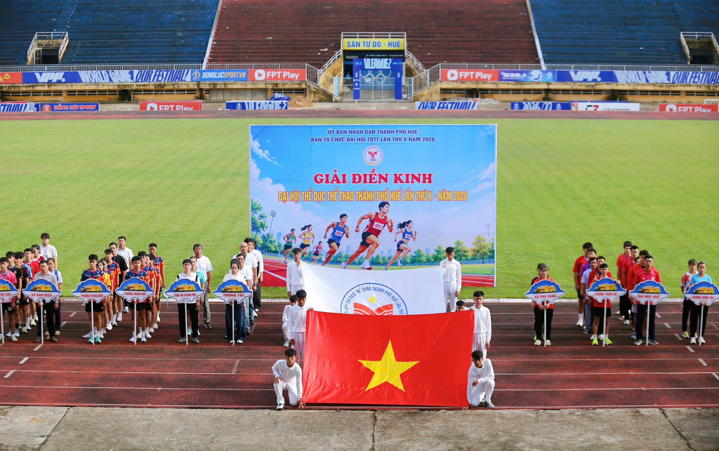 Khai mạc giải Điền kinh trong khuôn khổ Đại hội TDTT thành phố Huế lần thứ X năm 2026