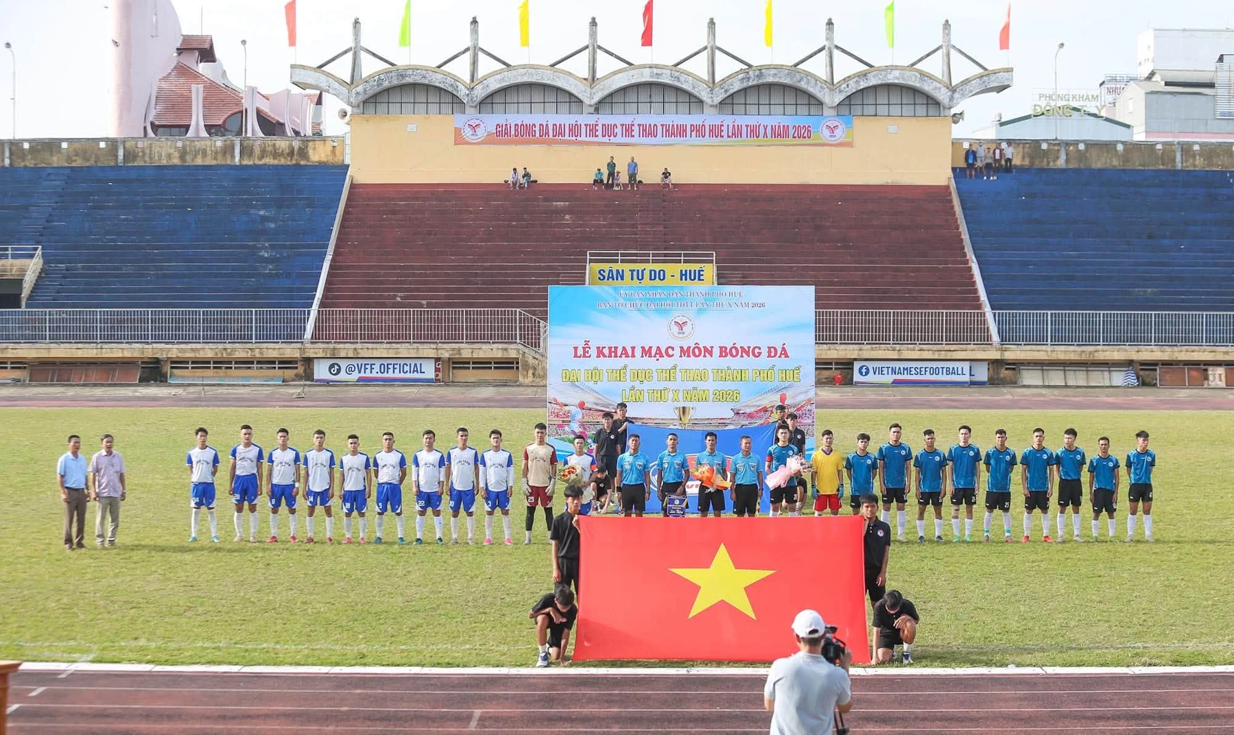 Khai mạc môn bóng đá nam Đại hội Thể dục thể thao thành phố Huế lần thứ X năm 2026