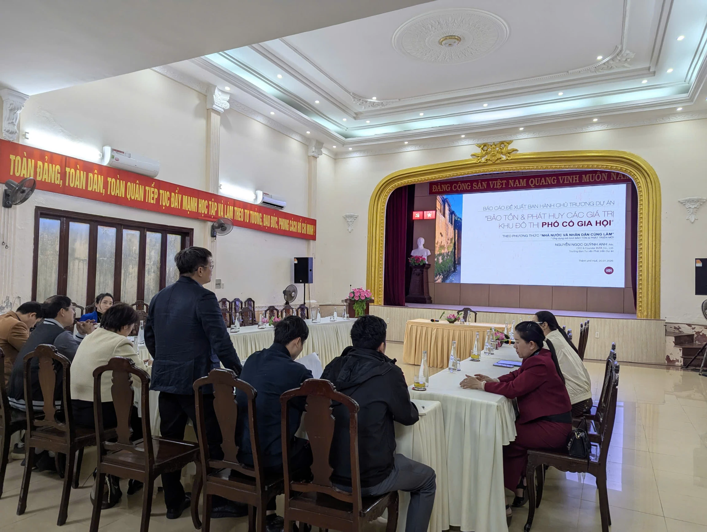 Sở Văn hoá và Thể thao tổ chức họp nghe báo cáo “Bảo tồn và phát huy các giá trị khu phố cổ Gia Hội”